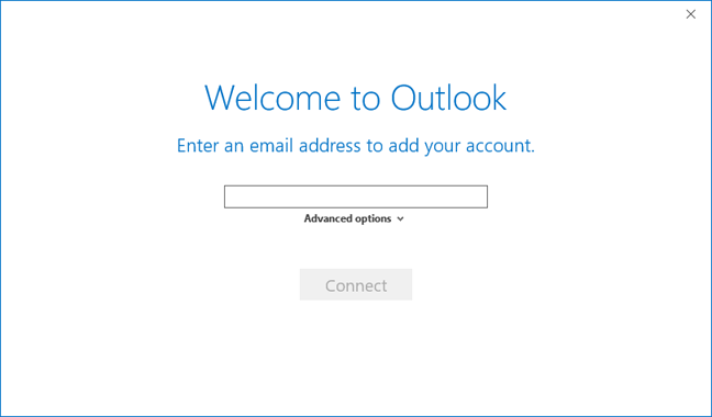 Welcome from Outlook