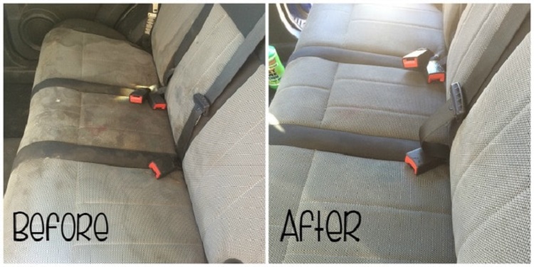 clean car upholstery