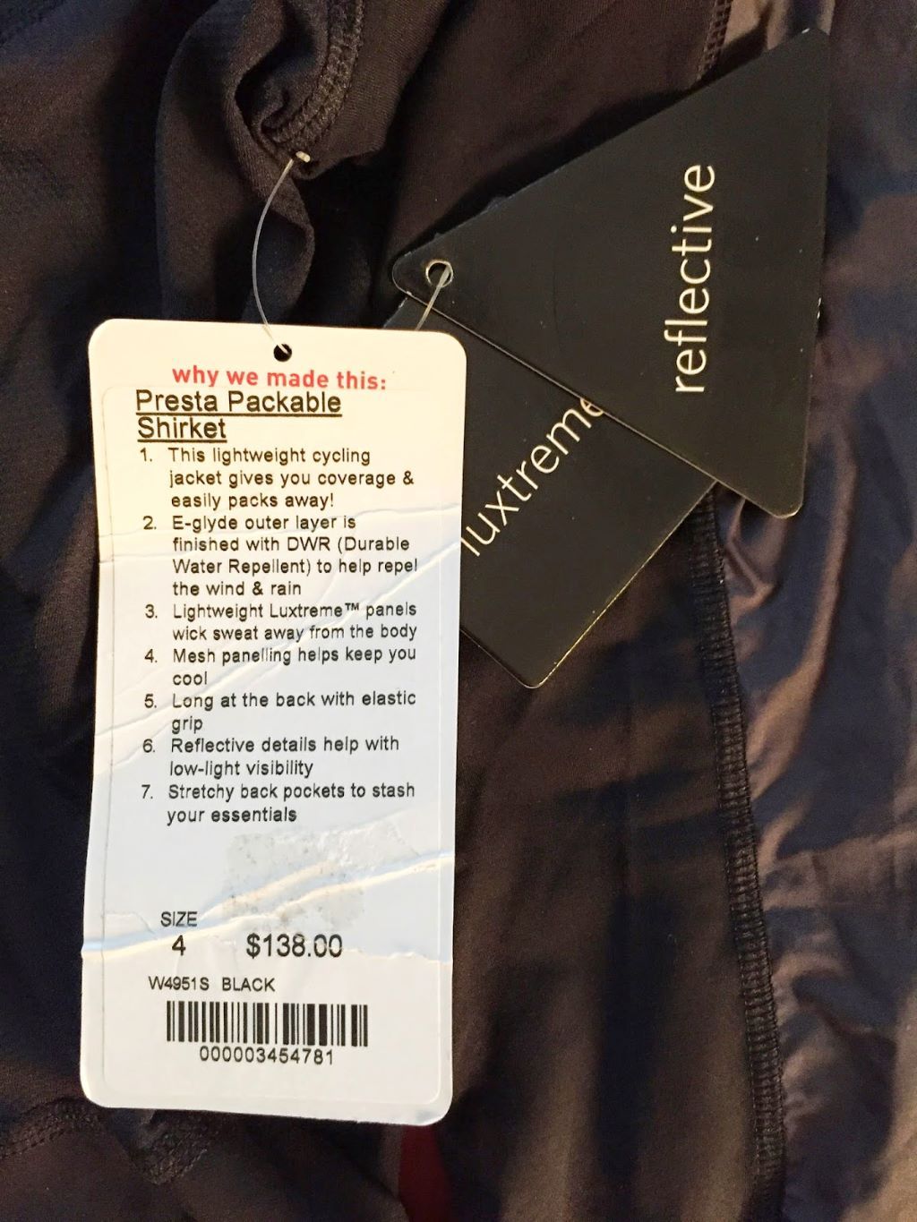 Identify the Lululemon Tag